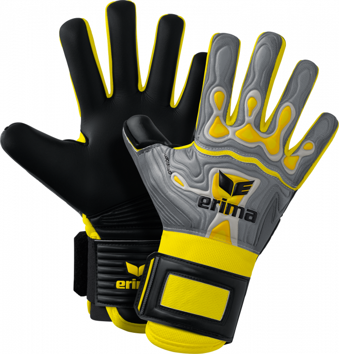 Erima - Flex-Ray Hardground Gloves - Grey & yellow