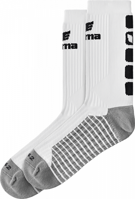 Erima - Classic 5-C Socks - Vit & svart