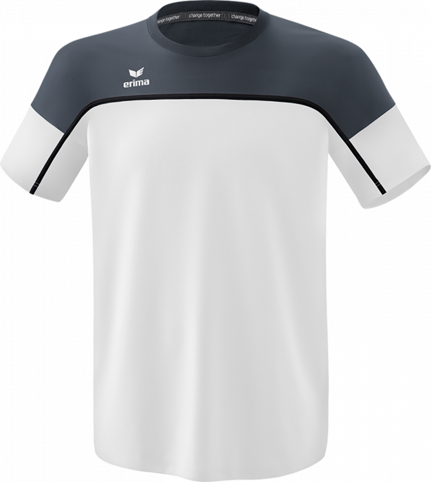 Erima - Change T-Shirt - Vit & slate grey