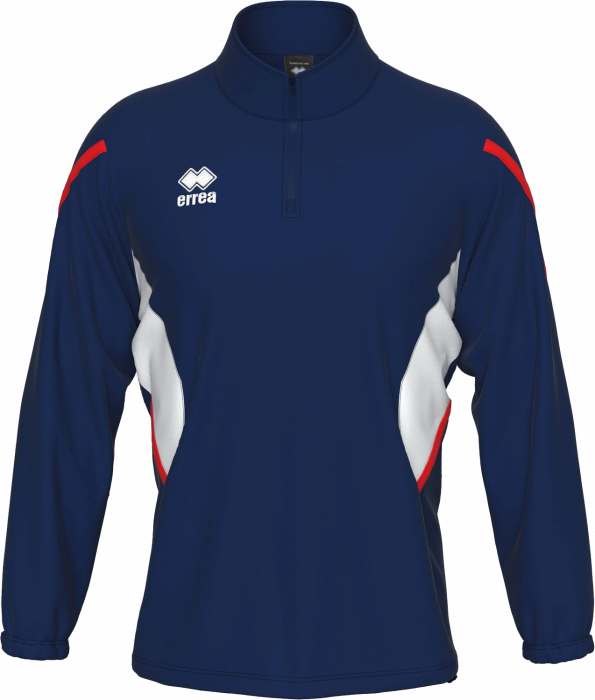 Errea - Charles Training Top Half Zip Jr - Navy Blue & red