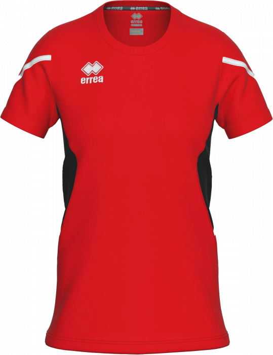 Errea - Corinne Player Jersey Jr - Red & black