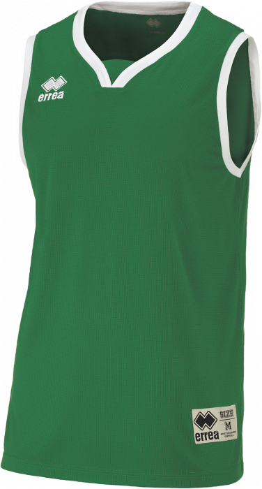 Errea - California Basketball T-Shirt - Grön & vit