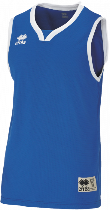 Errea - California Basketball T-Shirt - Blue & white