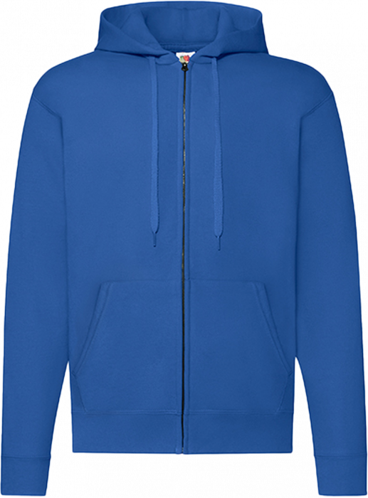 Fruit of the loom - Classic Hodded Sweat Jacket - Royal Blue