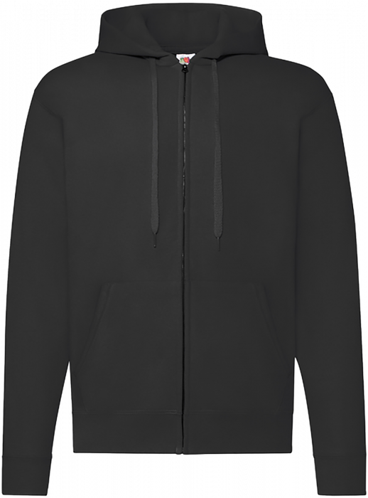 Fruit of the loom - Classic Hodded Sweat Jacket - Preto