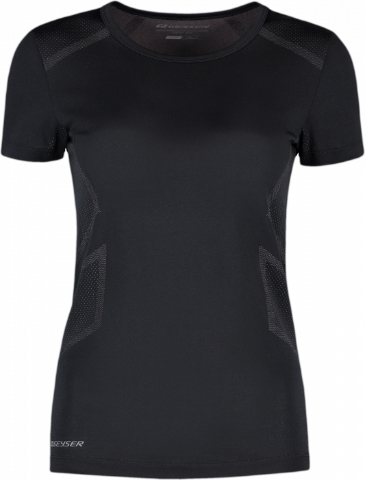Geyser - Seamless T-Shirt Women - Czarny