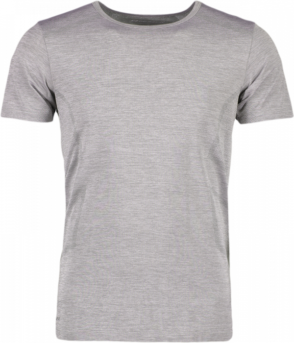 Geyser - Man Seamless S/s T-Shirt - Grey Melange