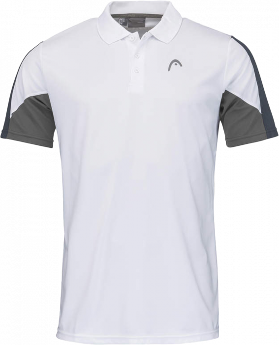 Head - Club 22 Tech Polo Shirt - White & navy