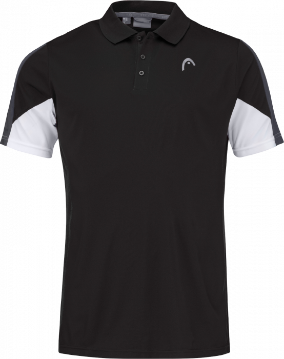 Head - Club 22 Tech Polo Shirt - Black & white