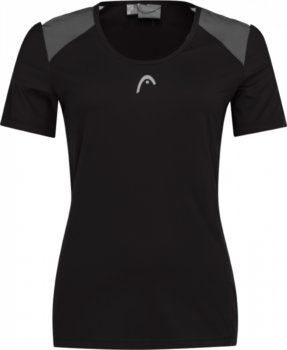 Head - Club 22 Tech T-Shirt Women - Black & white