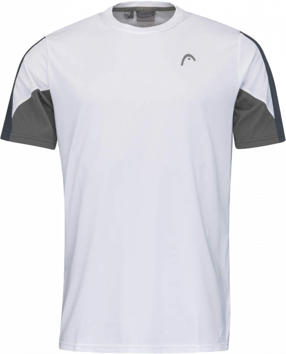 Head - Club 22 Tech T-Shirt - White & granat