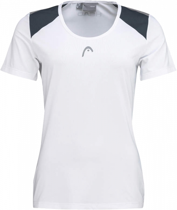 Head - Club 22 Tech T-Shirt Kvinder - White & navy