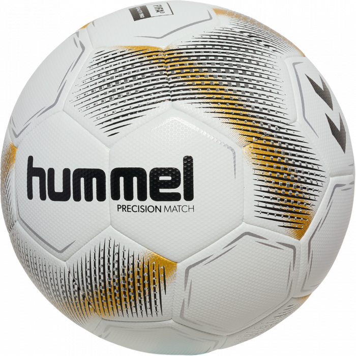 Hummel - Precision Match Football - White & yellow