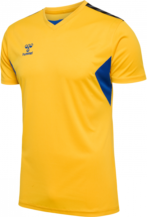 Hummel - Authentic Spillertrøje - Sports Yellow & true blue