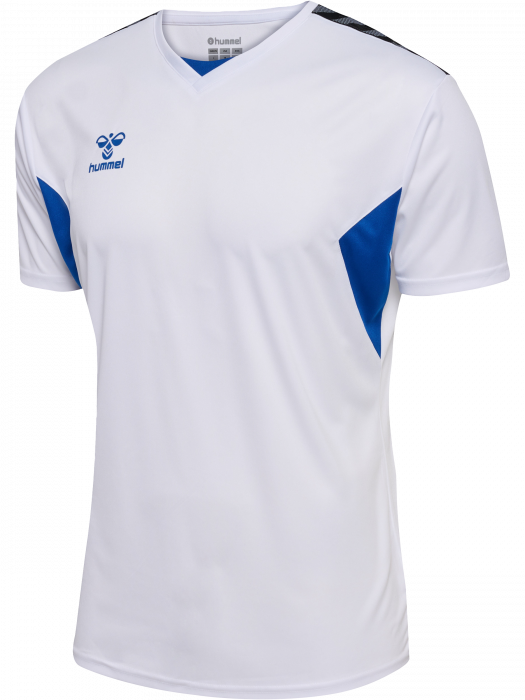 Hummel - Authentic Player Jersey - Blanco & true blue