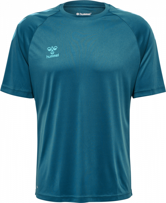 Hummel - Core Xk Poly T-Shirt - Blue coral & deep lake