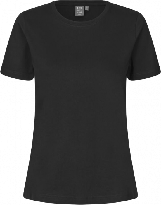 ID - Cotton T-Time T-Shirt Dame - Preto
