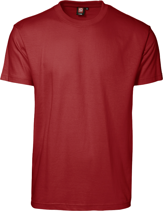 ID - Cotton T-Time T-Shirt Ks - Rouge
