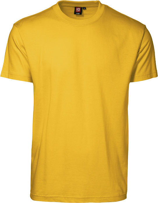 ID - Cotton T-Time T-Shirt Ks - Geel