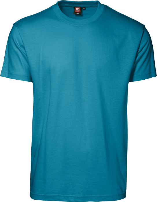 ID - Cotton T-Time T-Shirt Ks - Türkis