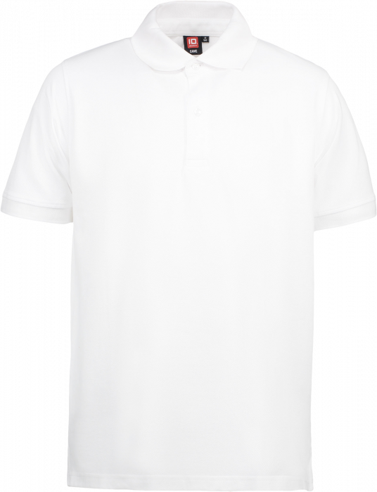 ID - Piqué Mens Poloshirt - Biały