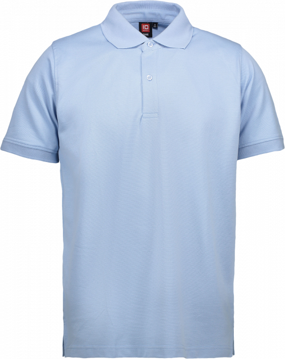 ID - Piqué Mens Poloshirt - Hellblau