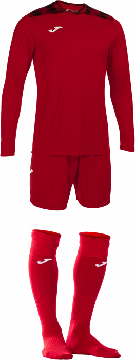 Joma - Zamora Viii Goalkeeper Set - Rot & schwarz