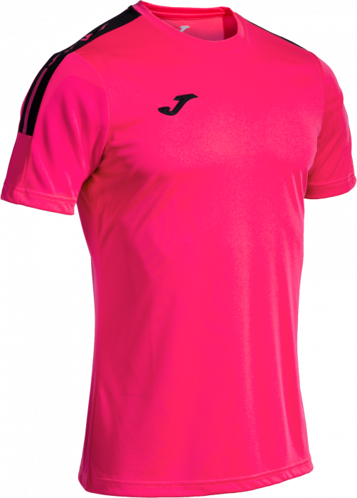 Joma - Olimpiada Jersey - Pink Fluo & black