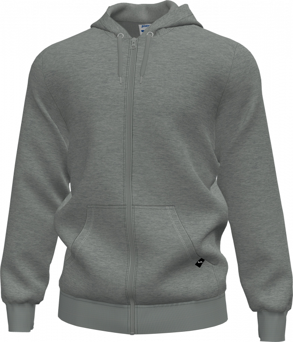 hoodie zippé gris