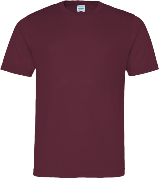 Just Cool - Polyester T-Shirt - Burgundy