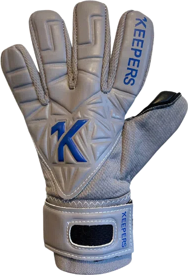 Keepers - Junior Goal Keeper Gloves - Weiß & blau