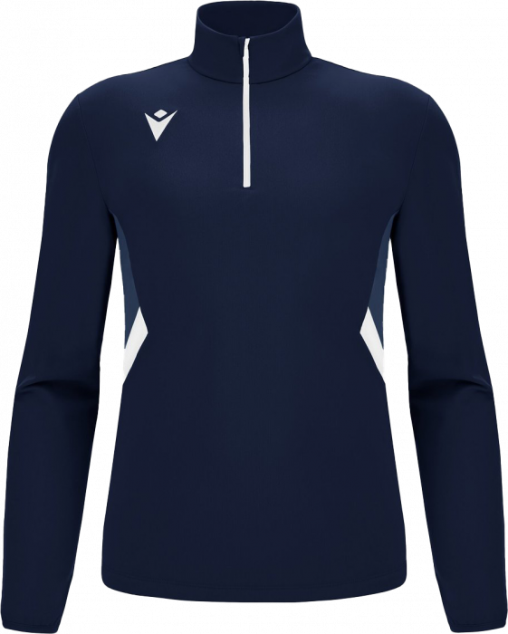 Macron - Piave Half Zip Top - Granat & white