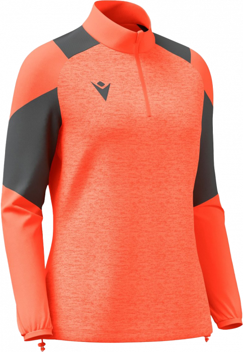 Macron - Chantico Half Zip Top Women - Neon Coral & anthracite