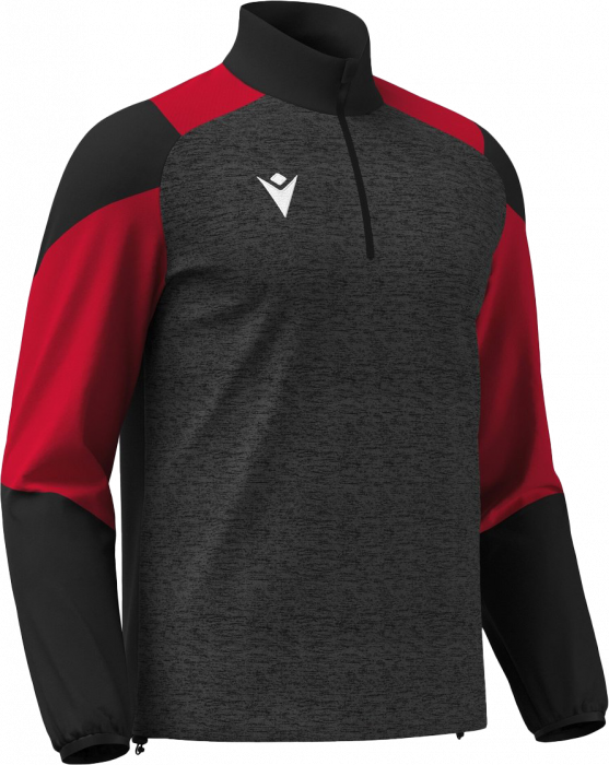 Macron - Cuzco Half Zip Top - Black & red