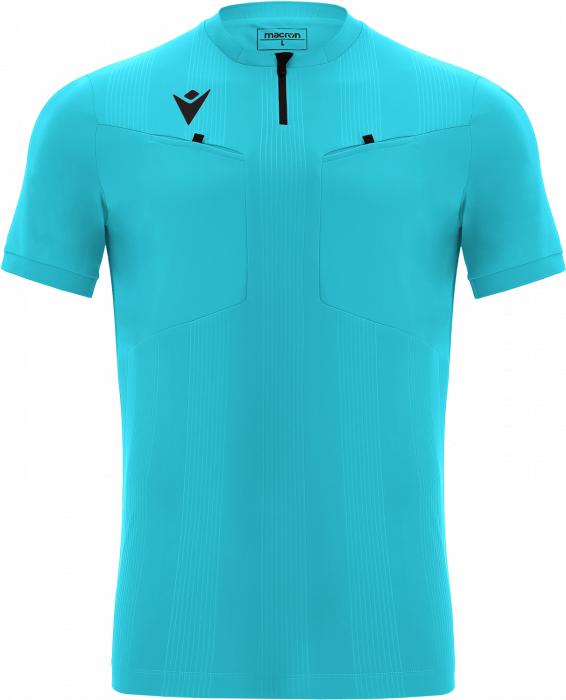 Macron - Dienst Eco Referee Jersey - Neon Sky Blue & black