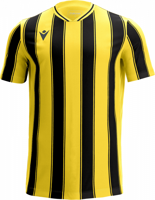 Macron - Sceptrum Striped Player Jersey - Yellow & black