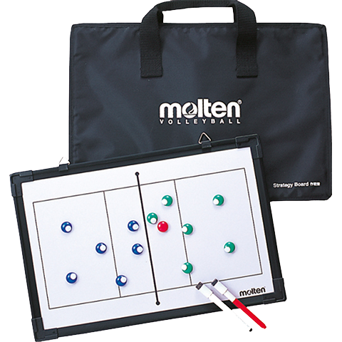 Molten - Tactic Board For Volleyball - Black & branco