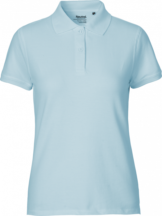 Neutral - Classic Cotton Polo Ladies - Light Blue