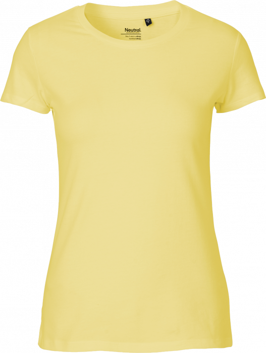 Neutral - Organic Fit T-Shirt Women - Dusty Yellow
