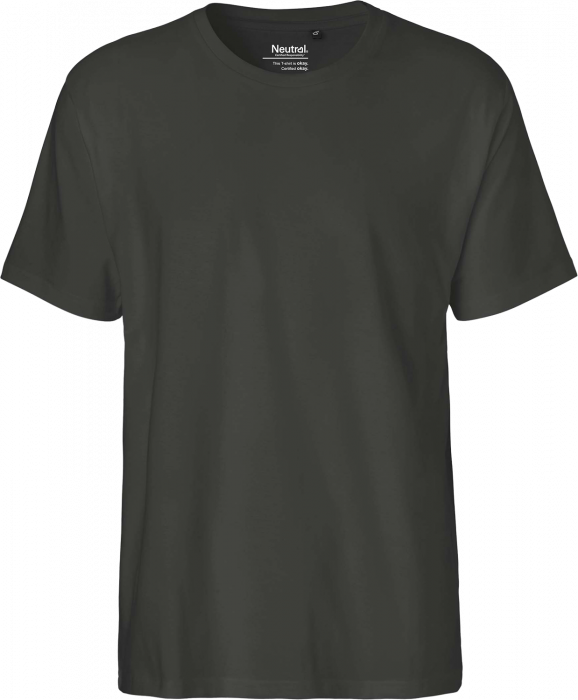 Neutral - Organic Classic Cotton T-Shirt - Charcoal