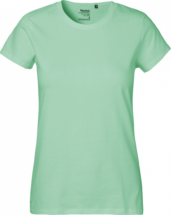 Neutral - Organic Cotton T-Shirt Women - Dusty Mint