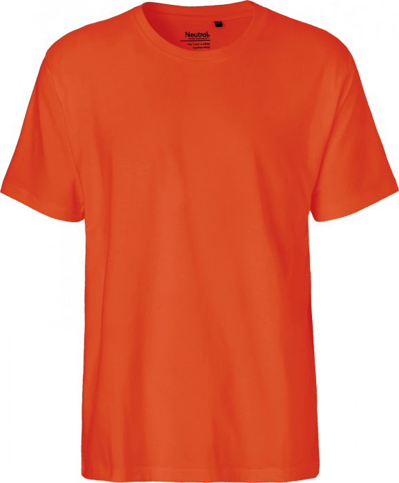 Neutral - Organic Classic Cotton T-Shirt - Orange