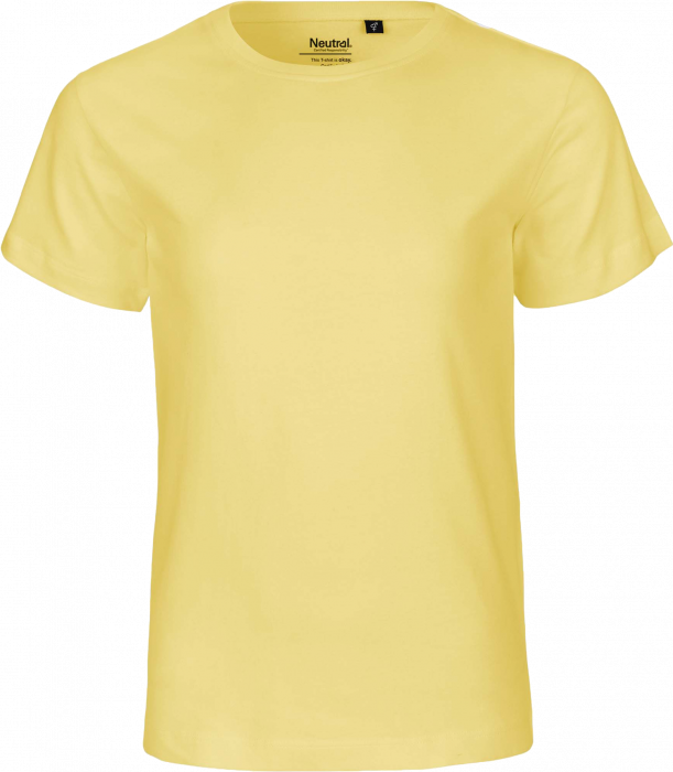 Neutral - Økologisk Bomulds T-Shirt Junior - Dusty Yellow