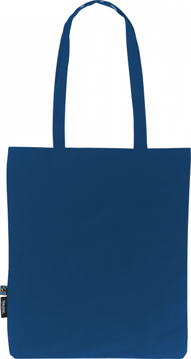 Neutral - Organic Tote Bag With Long Handles - Royal