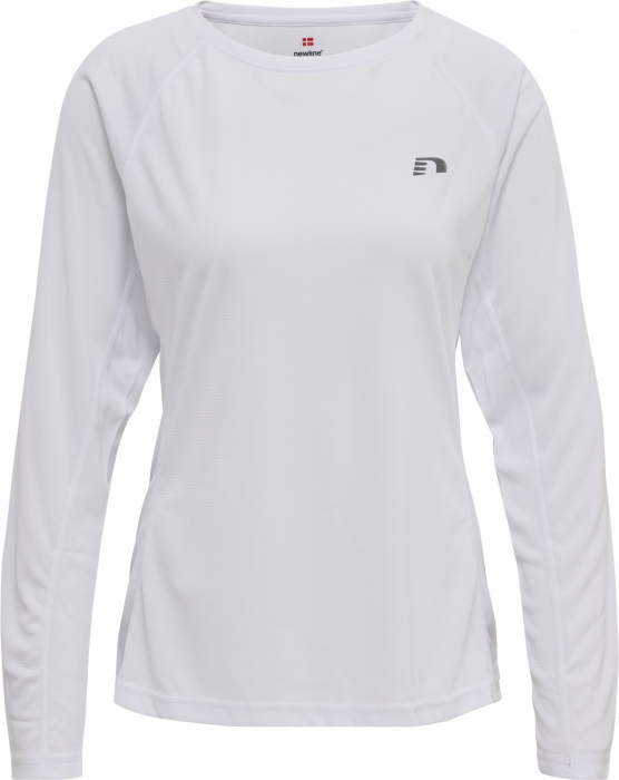 Newline - Core Women's Long-Sleeved Running T-Shirt - Biały