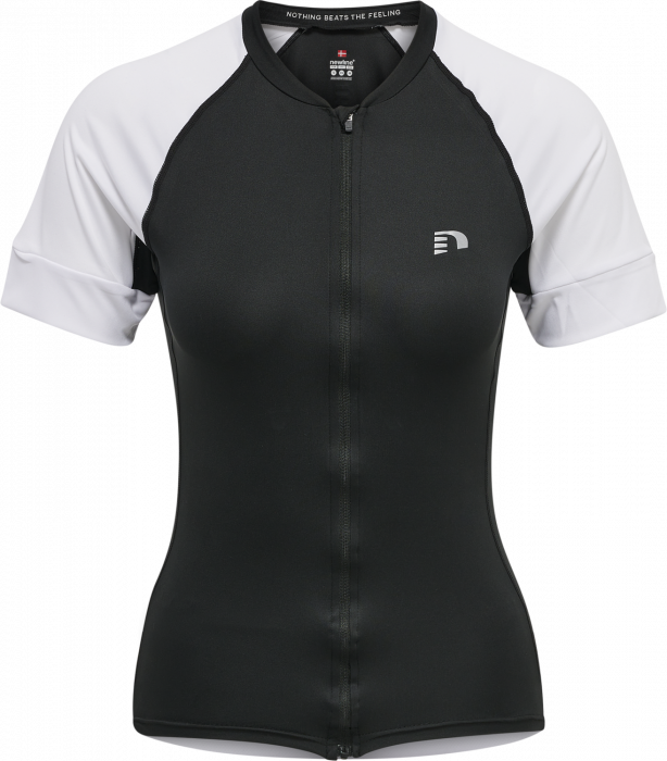 Newline - Core Women's Bike Jersey - Negro & blanco