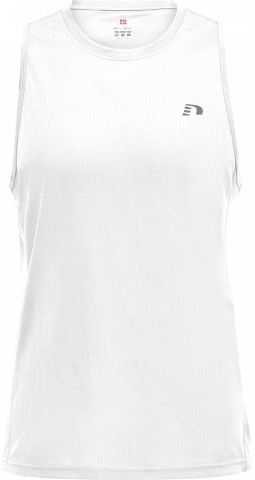 Newline - Core Sleeveless Running T-Shirt For Kids - Bianco