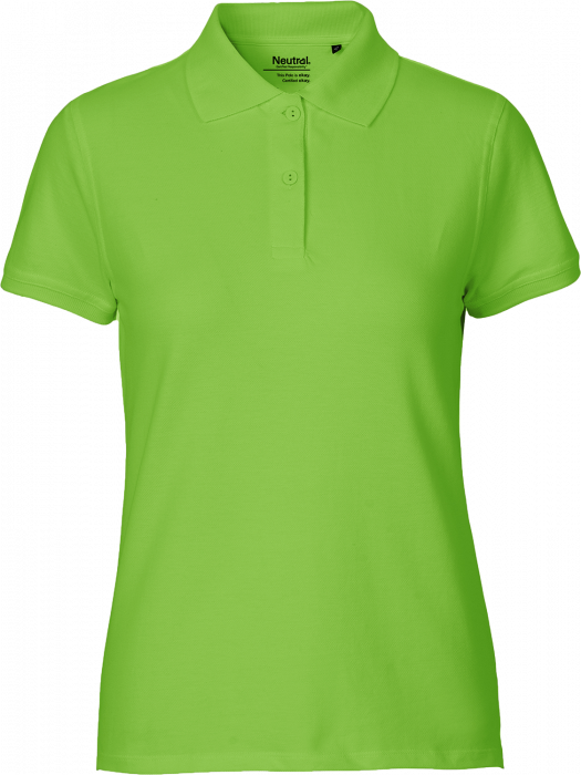 Neutral - Classic Cotton Polo Ladies - Lime