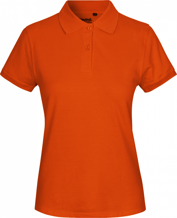 Neutral - Classic Cotton Polo Ladies - Orange