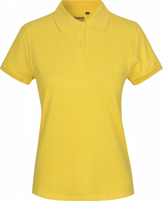 Neutral - Classic Cotton Polo Ladies - Yellow